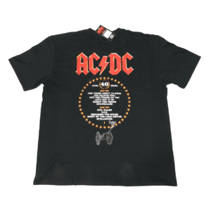 AC/DC Short Sleeve T-Shirt: For Those About to Rock 40th Anniversary - Stars