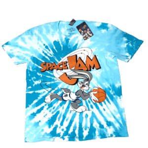 SPACE JAM Short Sleeve T-Shirt: Space Jam Bugs Bunny Tie-dyed