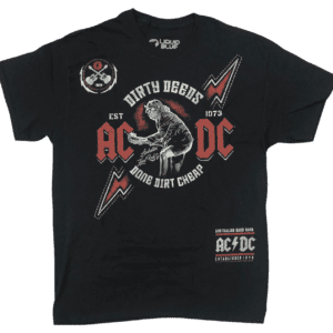 AC/DC Short Sleeve T-Shirt: Dirty Deeds Done Dirt Cheap