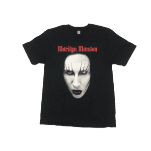 MARILYN MANSON Short Sleeve T-Shirt: White Face