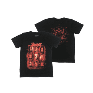SLIPKNOT Short Sleeve T-Shirt: Members Red Backprint