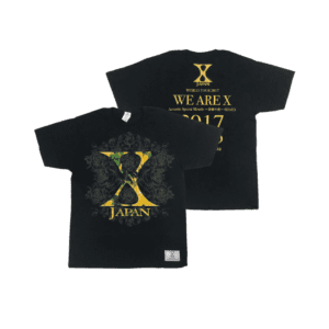 X JAPAN Short Sleeve T-Shirt: World Tour 2017 Acoustic Special Miracle Yellow