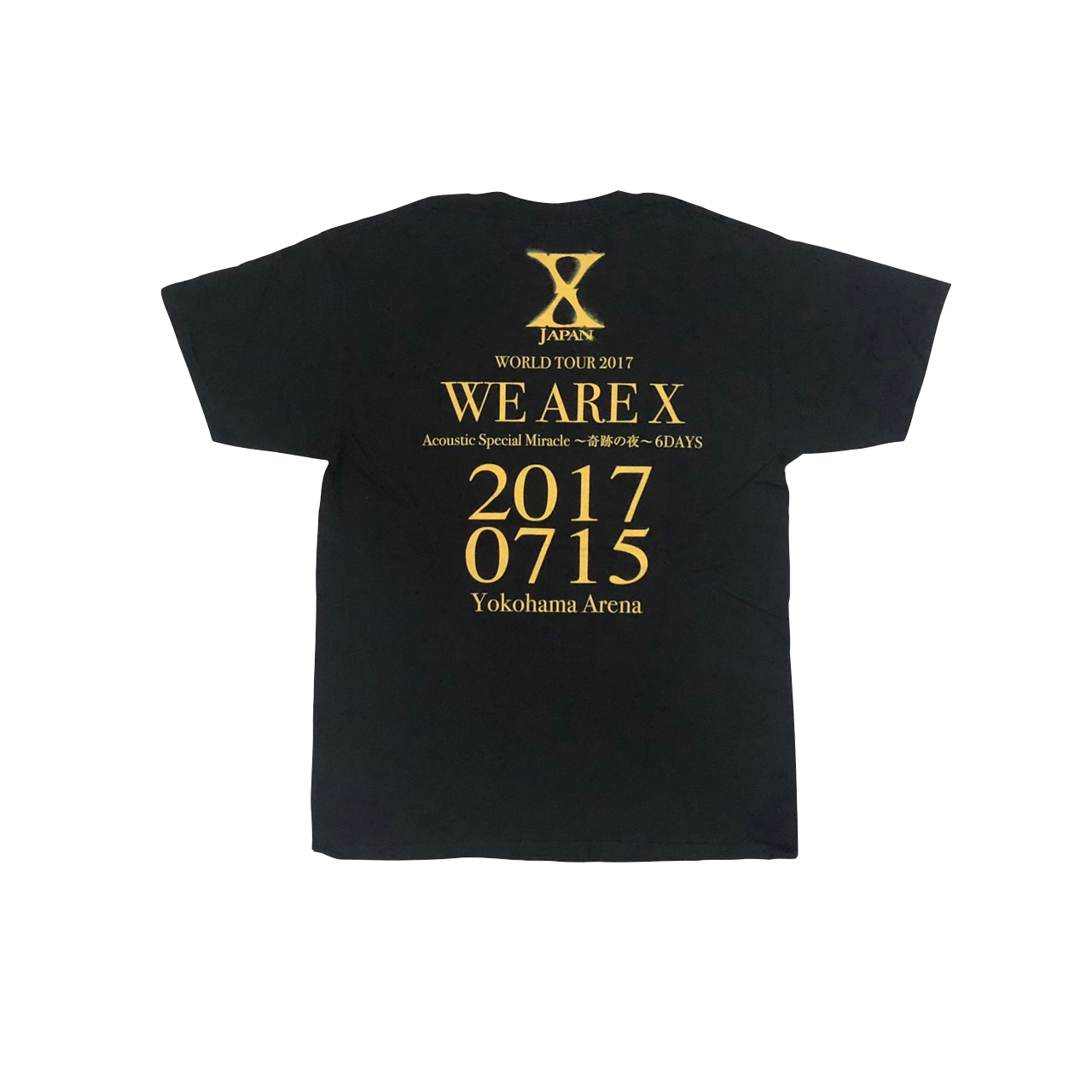 X JAPAN Short Sleeve T-Shirt: World Tour 2017 Acoustic Special 