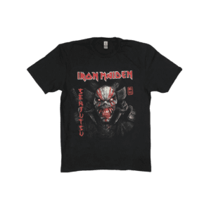 IRON MAIDEN Short Sleeve T-Shirt: Eddie Samurai Front