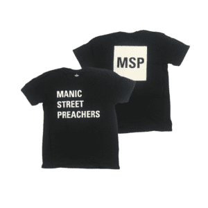 MANIC STREET PREACHERS Short Sleeve T-Shirt: MSP Text Logo