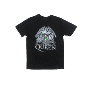 QUEEN Short Sleeve T-Shirt: Metal Crest Logo