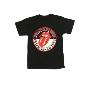 THE ROLLING STONES Short Sleeve T-Shirt: Established 1962