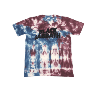 BLACK SABBATH Short Sleeve T-Shirt: Wavy Logo (Dye-Wash)