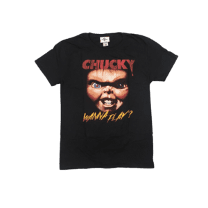 CHUCKY Short Sleeve T-Shirt: Wanna Play?