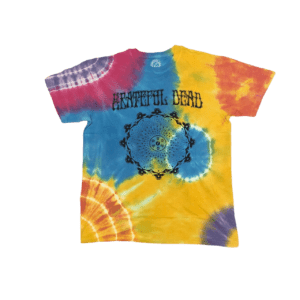 GRATEFUL DEATH Short Sleeve T-Shirt: May '77 Vintage (Dip-Dye)