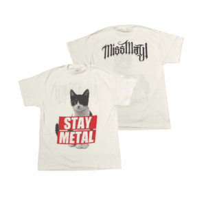 MISS MAY I Short Sleeve T-Shirt: Stay Metal Cat