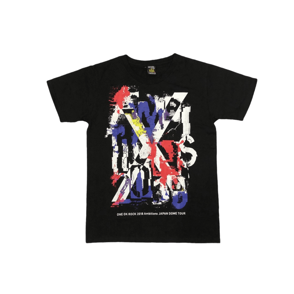 ONE OK ROCK Short Sleeve T-Shirt: Ambitions Japan Dome Tour 2018 Type C ...