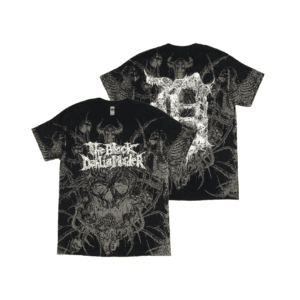 THE BLACK DAHLIA MURDER Short Sleeve T-Shirt: Overprinted Logo Backprint