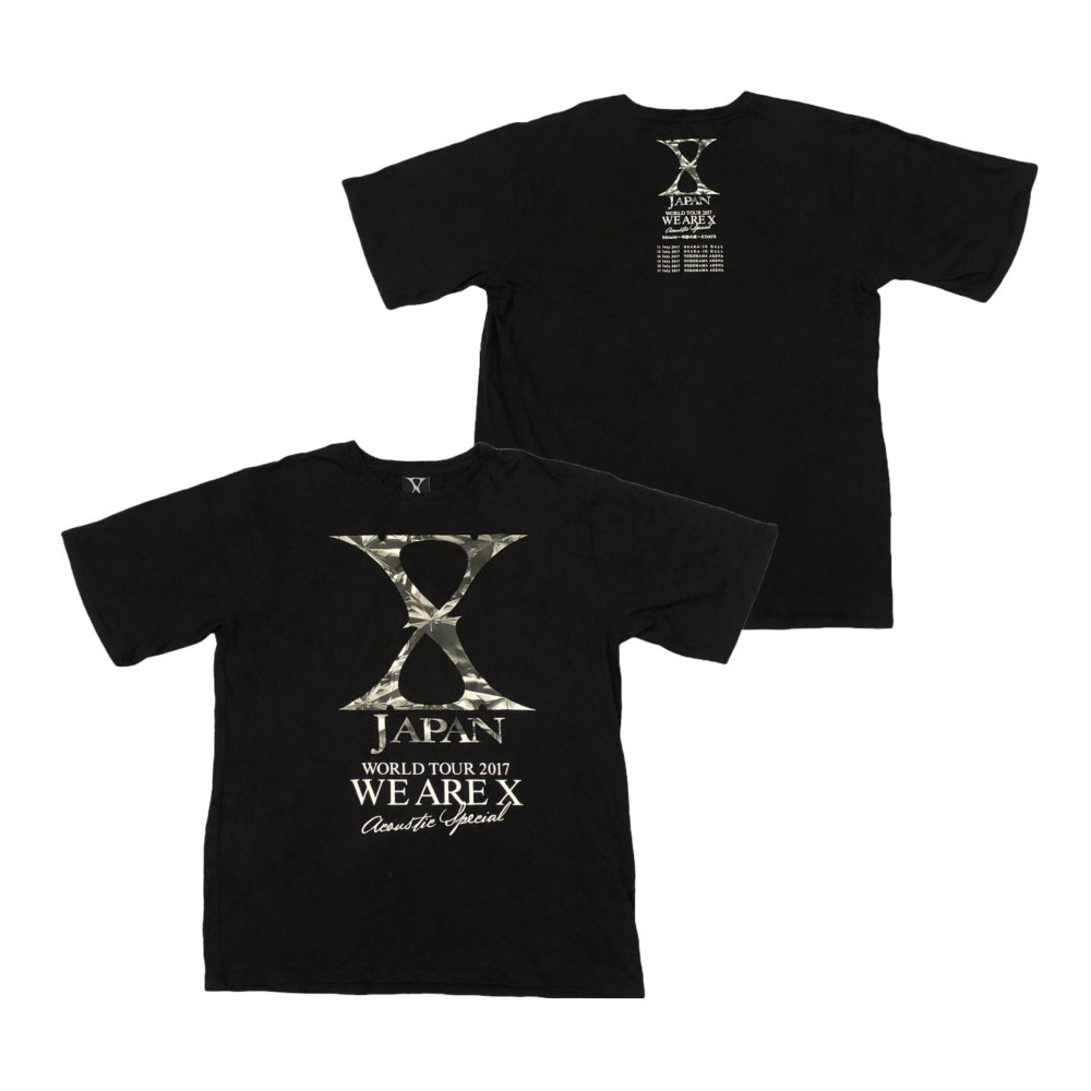 X JAPAN Short Sleeve T-Shirt: World Tour 2017 Acoustic Special 