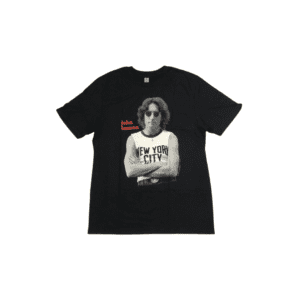 JOHN LENNON Short Sleeve T-Shirt: NYC B&W