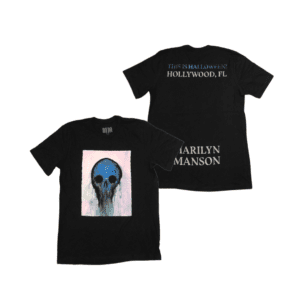 MARILYN MANSON Short Sleeve T-Shirt: Halloween Painting