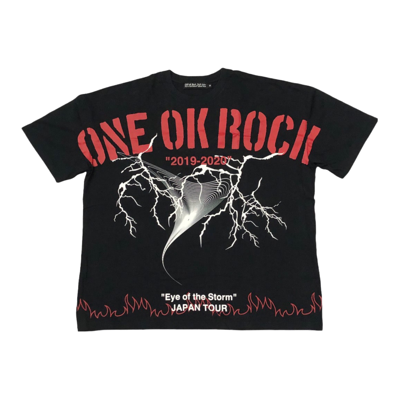 ONE OK ROCK Short Sleeve T-Shirt: Eyes of the Storm Tour Allover 