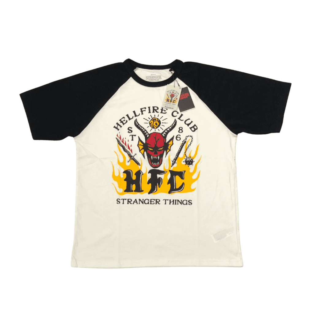 Stranger Things Season 5 (Flaming Hellfire) Black Unisex Short Sleeve T-Shirt