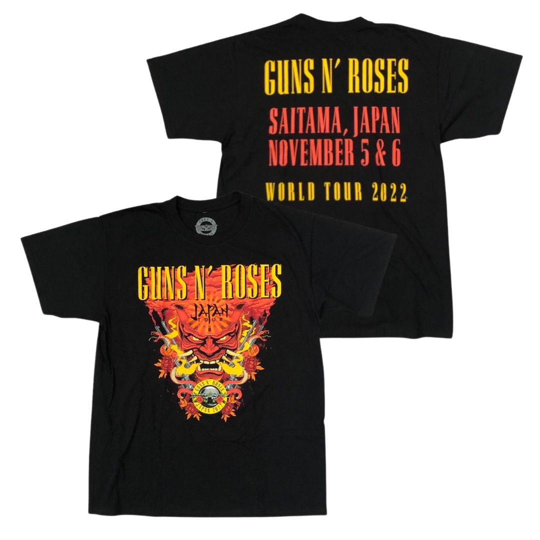 GUNS N' ROSES Short Sleeve T-Shirt: World Tour Japan 2022 Saitama