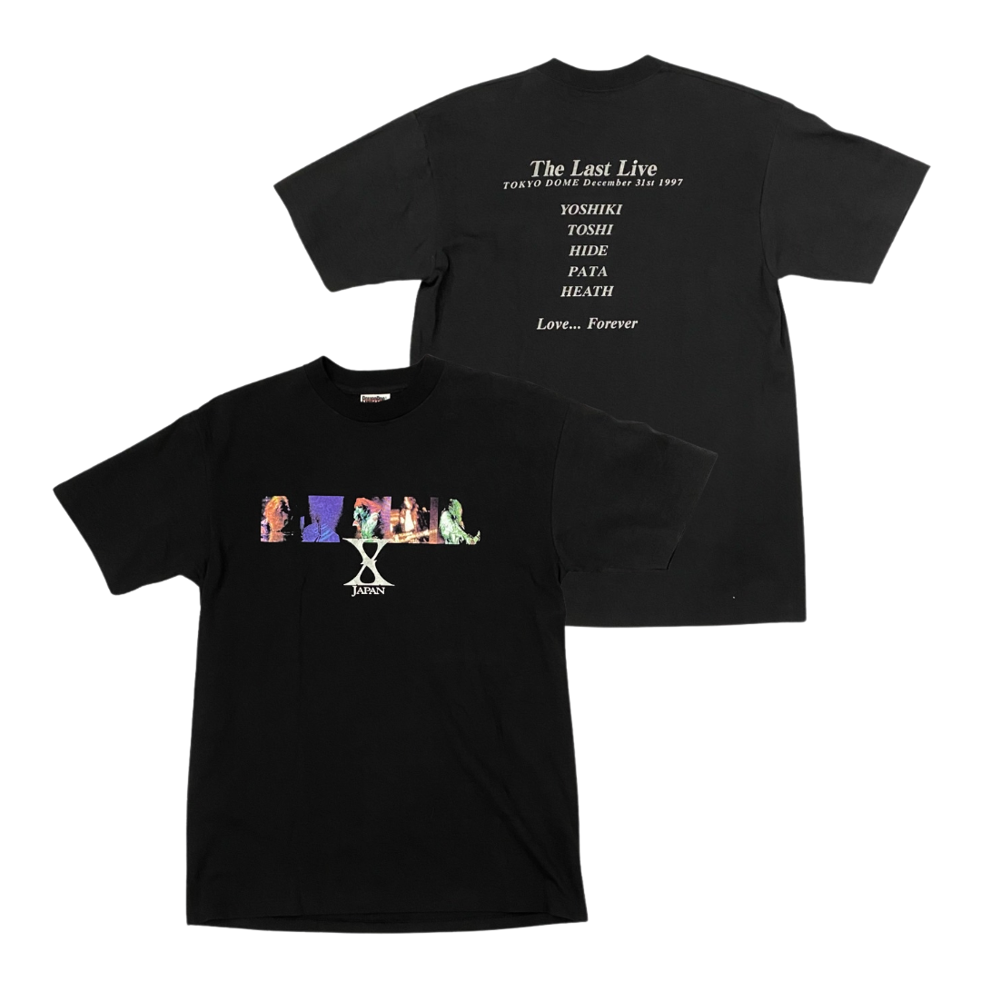 X JAPAN Short Sleeve T-Shirt: The Last Live Tokyo Dome 1997 Love Forever |  AREA-23