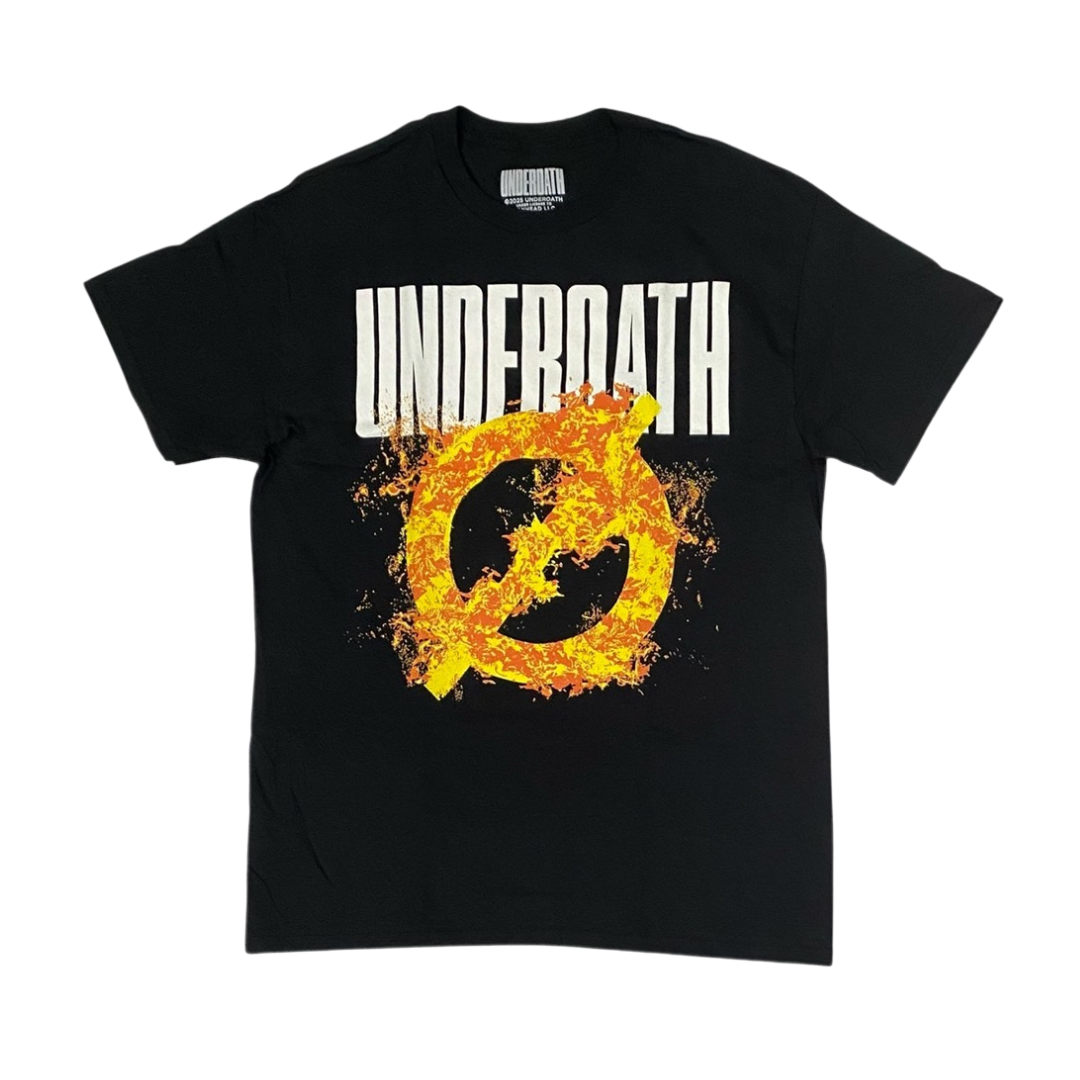 UNDEROATH Short Sleeve T-Shirt: Symbol On Fire
