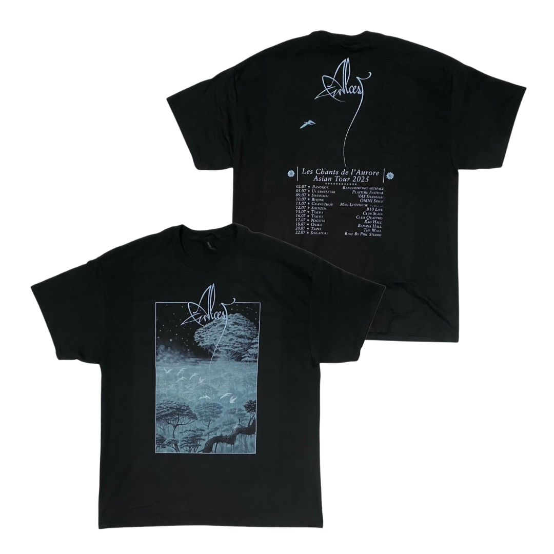 ALCEST Short Sleeve T-Shirt: Les Chants de l'Aurore Asian Tour 2025