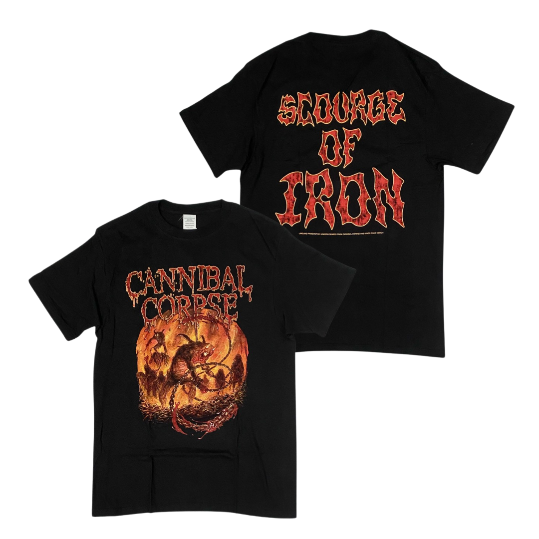 CANNIBAL CORPSE Short Sleeve T-Shirt: Scourge of Iron