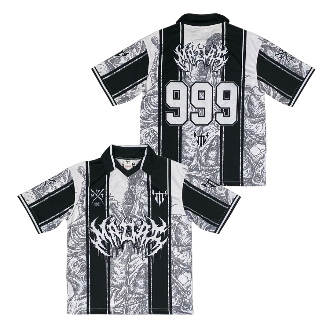 MADAT MERCH Short Sleeve Jersey: Madat White