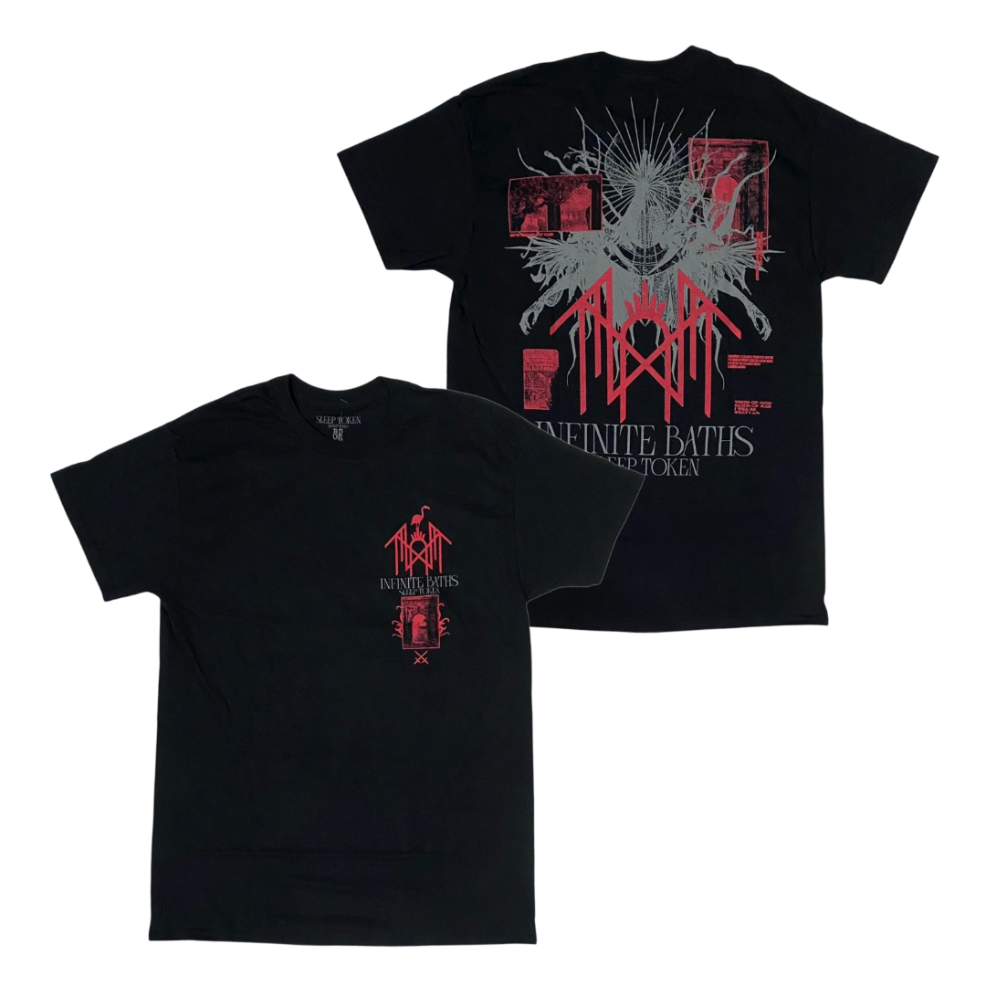 SLEEP TOKEN Short Sleeve T-Shirt: Even In Arcadia Infinite Baths By Bundumb.Visuals