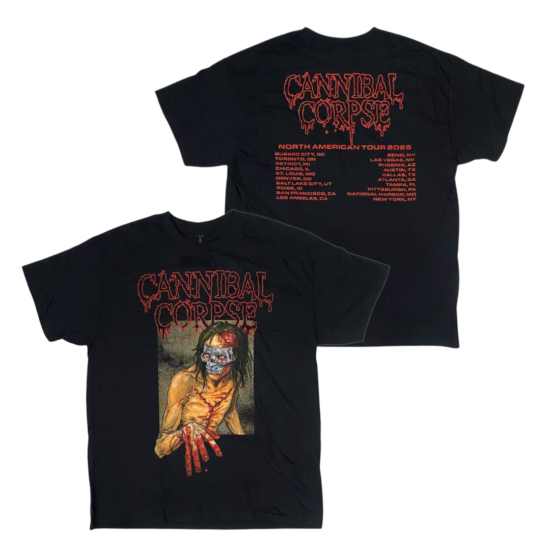 CANNIBAL CORPSE Short Sleeve T-Shirt: Head Wound 2025 Tour