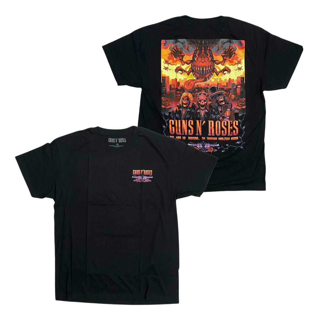 GUNS N' ROSES Short Sleeve T-Shirt: Exclusive Taiwan Event