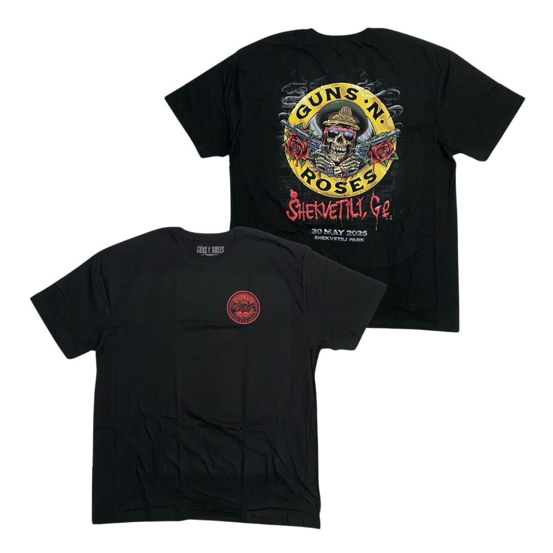 GUNS N' ROSES Short Sleeve T-Shirt: Exclusive Shekvetili Georgia