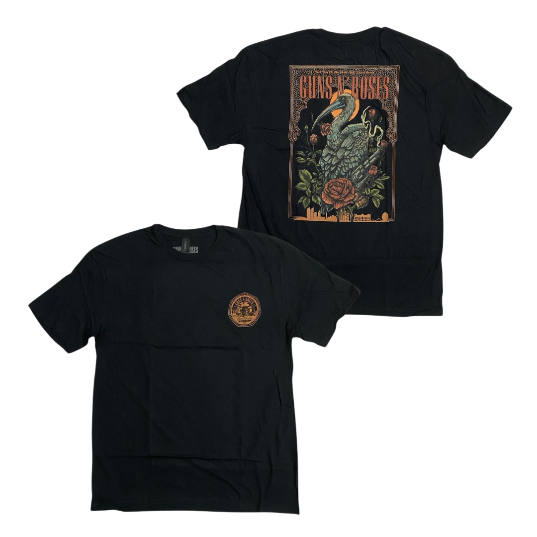 GUNS N' ROSES Long Sleeve T-Shirt: 2025 Tour Globe