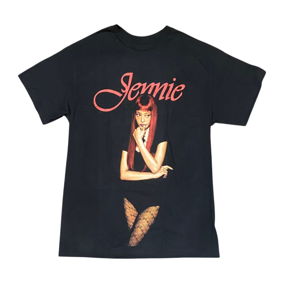 JENNIE Short Sleeve T-Shirt: Red Hair Portrait