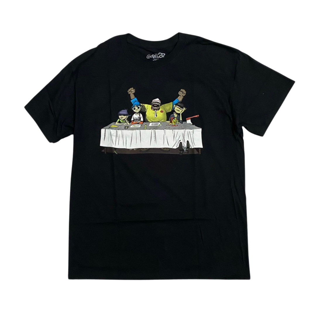GORILLAZ Short Sleeve T-Shirt: Dinner Table