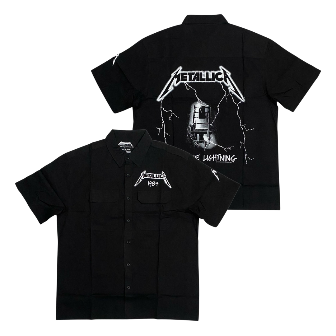 METALLICA Casual Shirt: Ride The Lightning