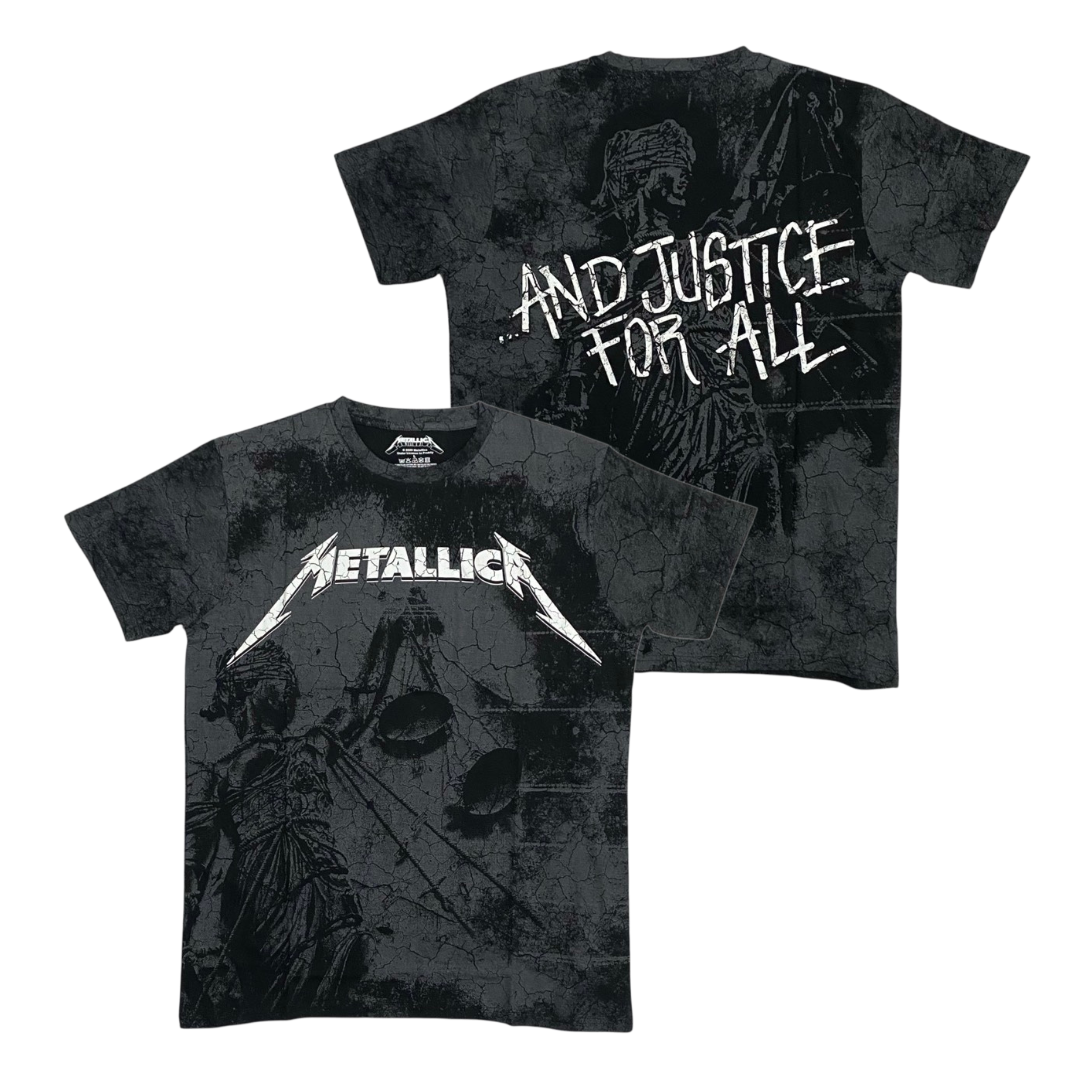 METALLICA Short Sleeve T-Shirt: Justice Allover