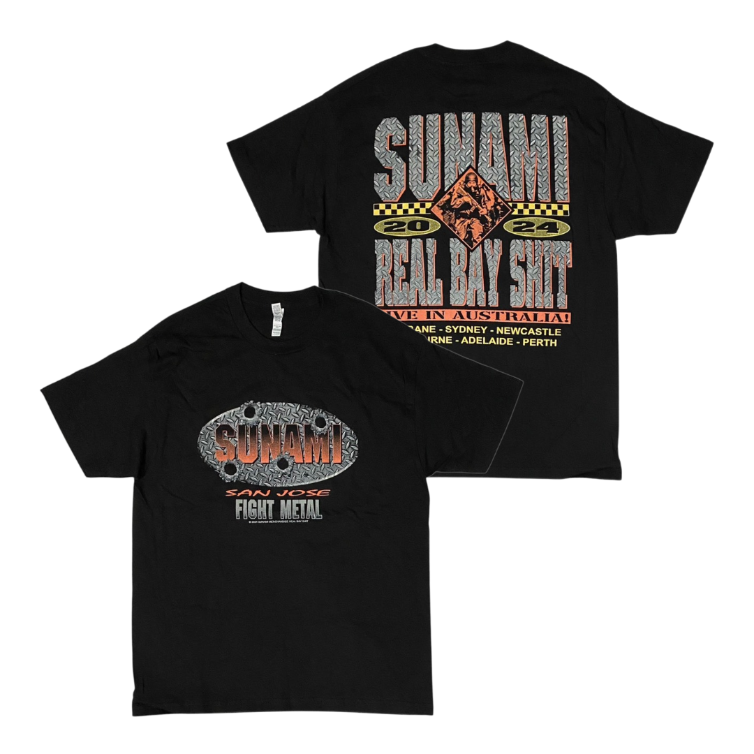 SUNAMI Short Sleeve T-Shirt: Fight Metal Tour