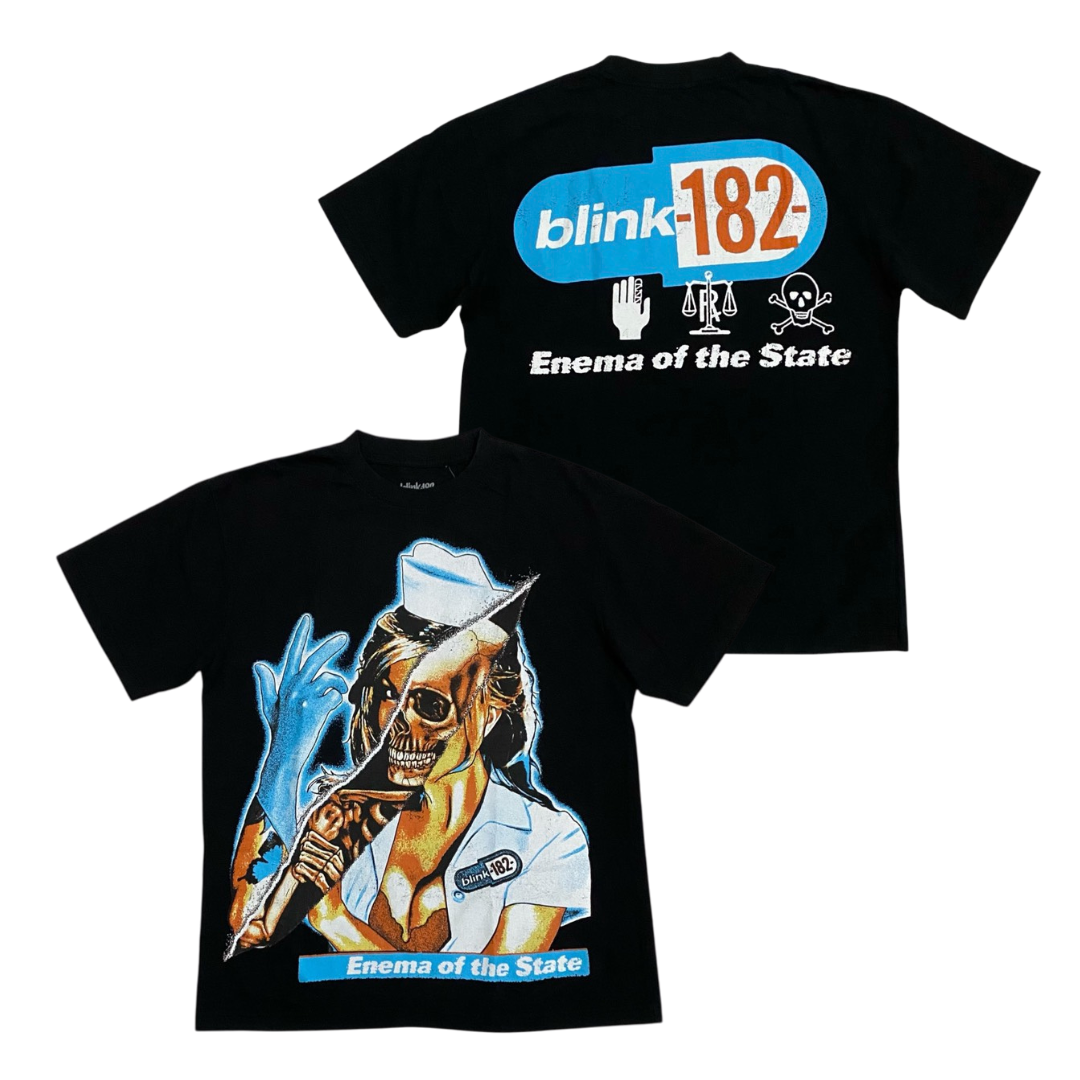 BLINK-182 Short Sleeve T-Shirt: Enema of the State Vinrage Washed (Oversized)