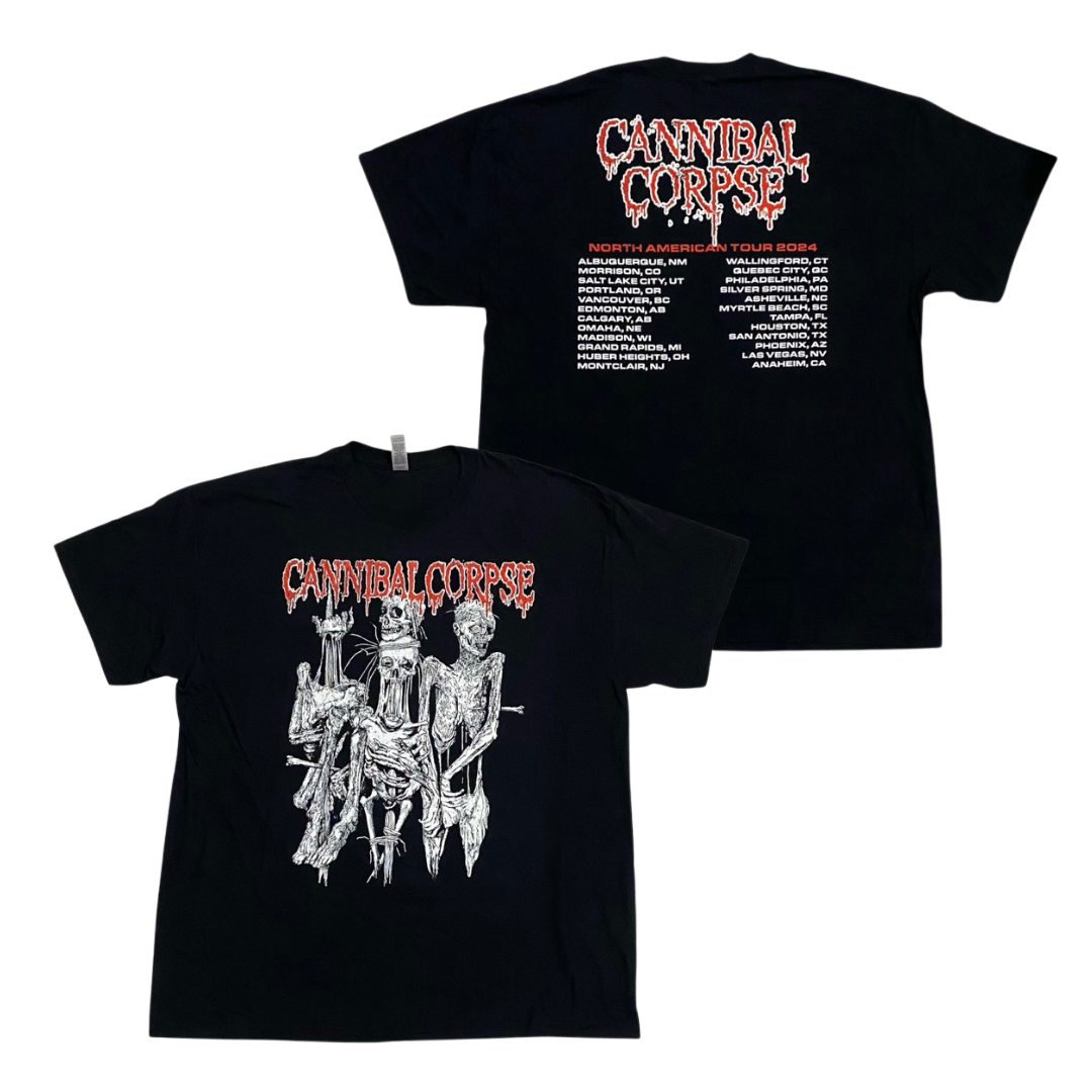 CANNIBAL CORPSE Short Sleeve T-Shirt: Impalement 2025 Tour