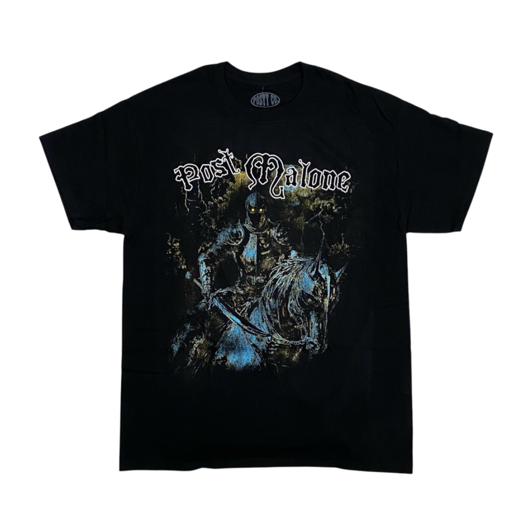 POST MALONE Short Sleeve T-Shirt: Armored Knight