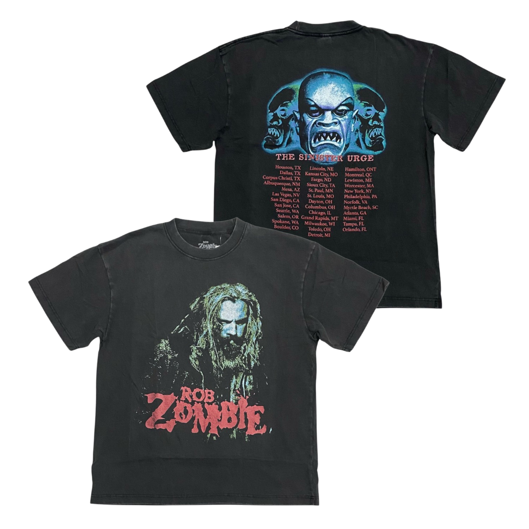 ROB ZOMBIE Short Sleeve T-Shirt: The Sinister Urge Tour (Oversized)