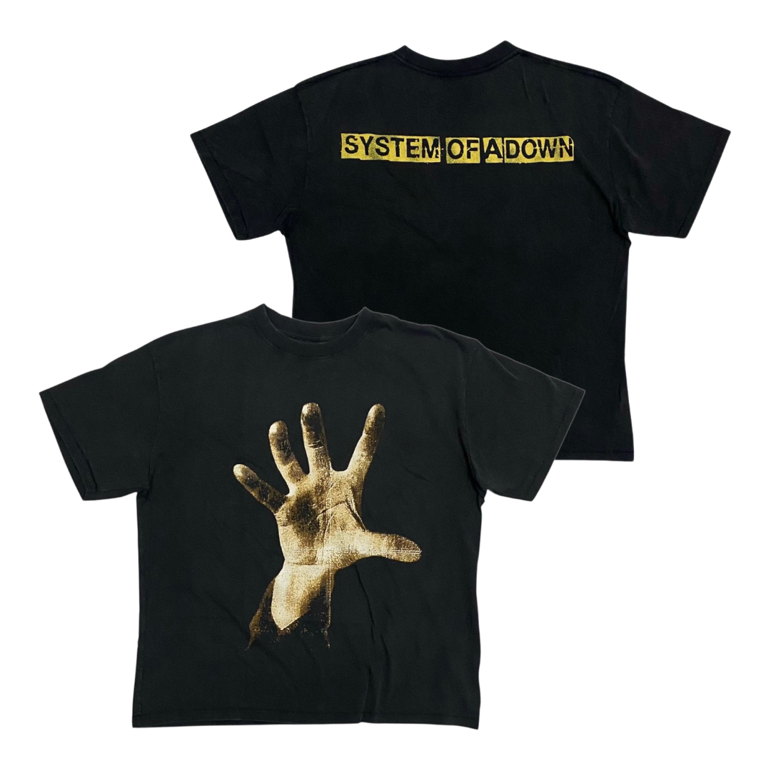 SYSTEM OF A DOWN Short Sleeve T-Shirt: Hand (Oversized)
