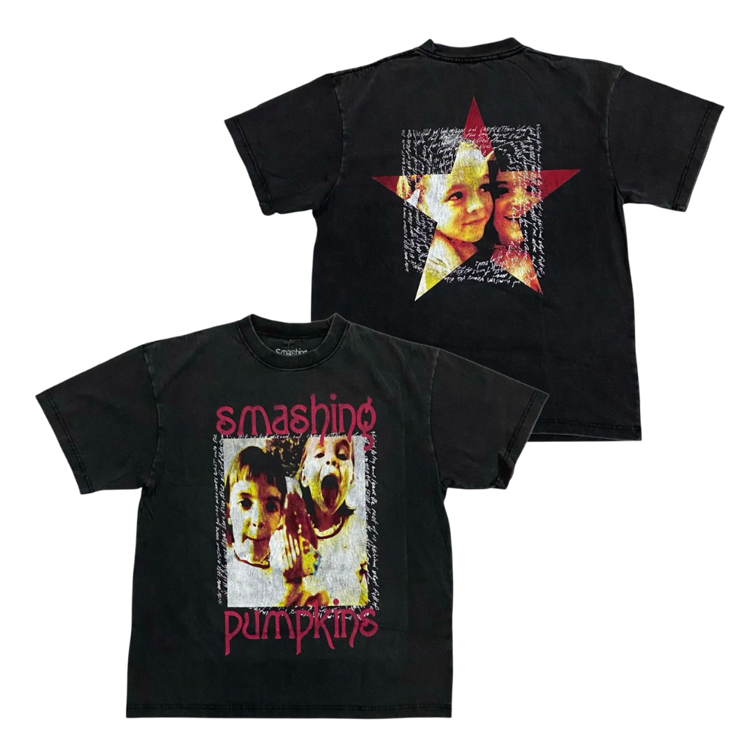 THE SMASHING PUMPKINS Short Sleeve T-Shirt: Siamese Dream Vintage Washed (Oversized)