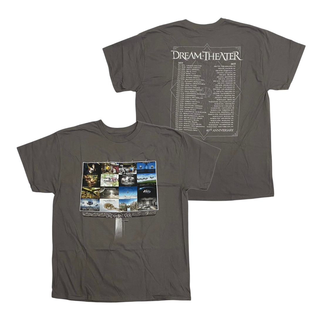 DREAM THEATER Short Sleeve T-Shirt: 40th Anniversary Billboard Tour