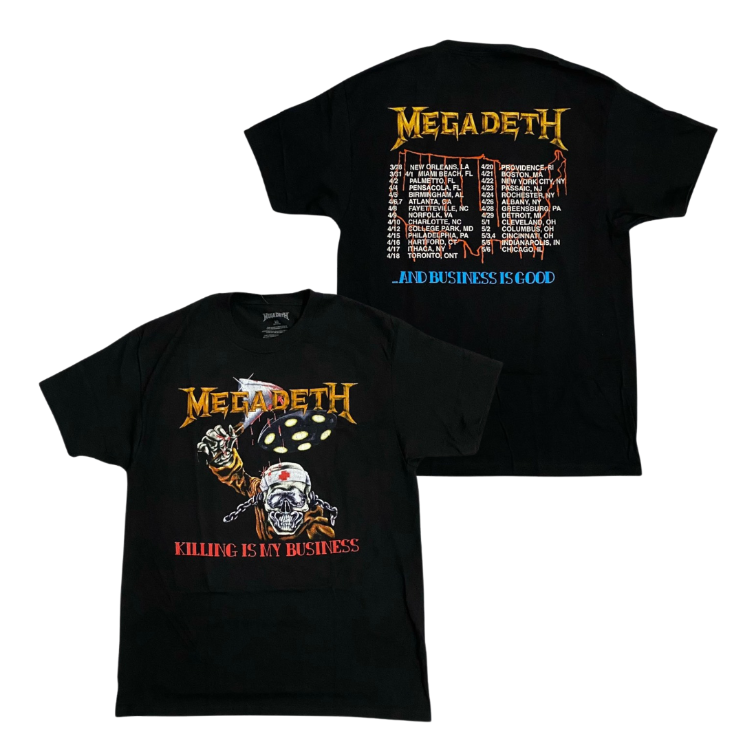 MEGADETH Short Sleeve T-Shirt: Killing Is My Business...And Business Is Good! Tour