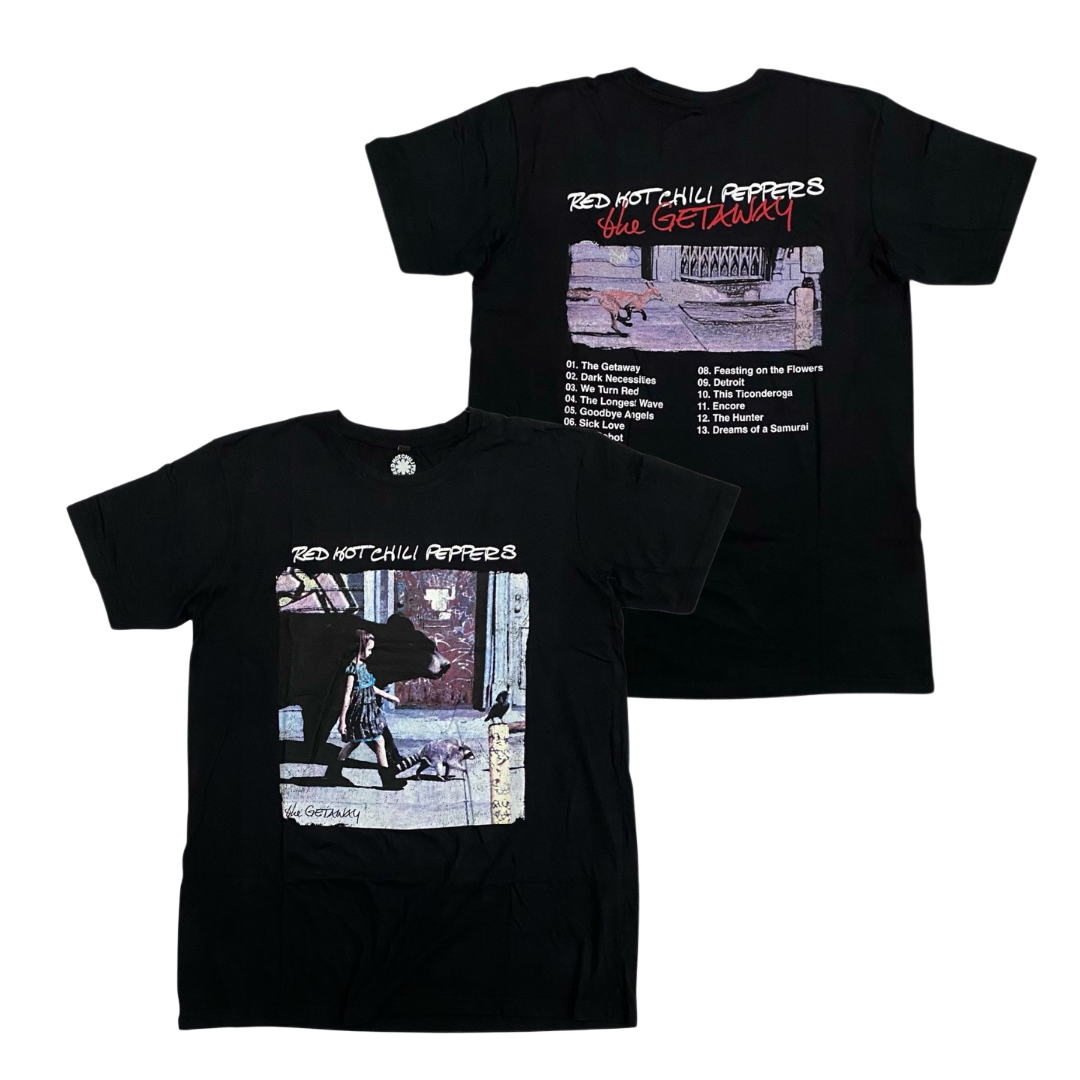 RED HOT CHILI PEPPERS Short Sleeve T-Shirt: The Getaway Tracklist