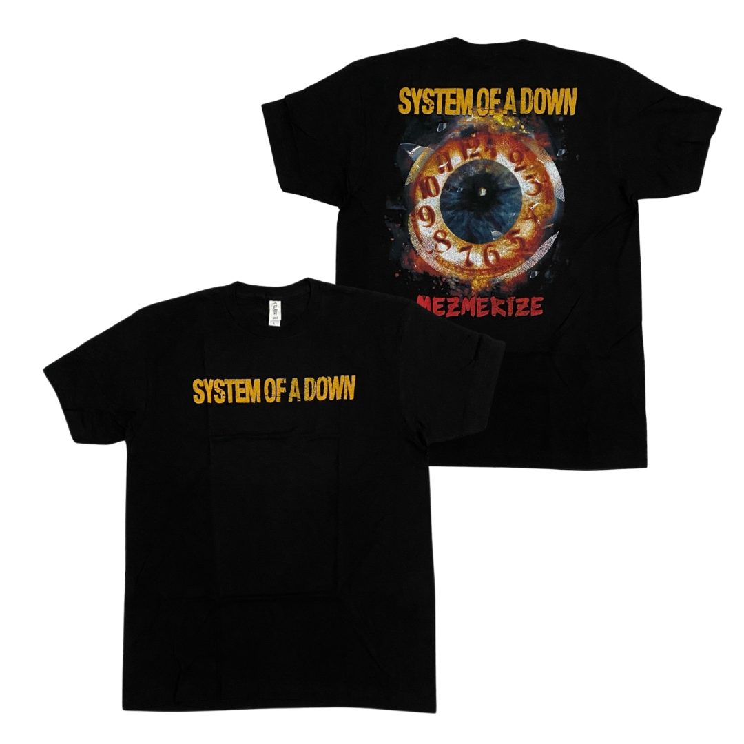 SYSTEM OF A DOWN Short Sleeve T-Shirt: Mezmerize Eye Clock