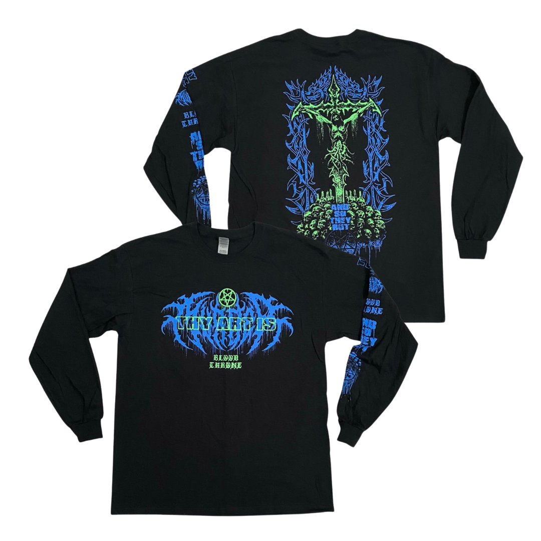 THY ART IS MURDER Long Sleeve T-Shirt: Blood Throne