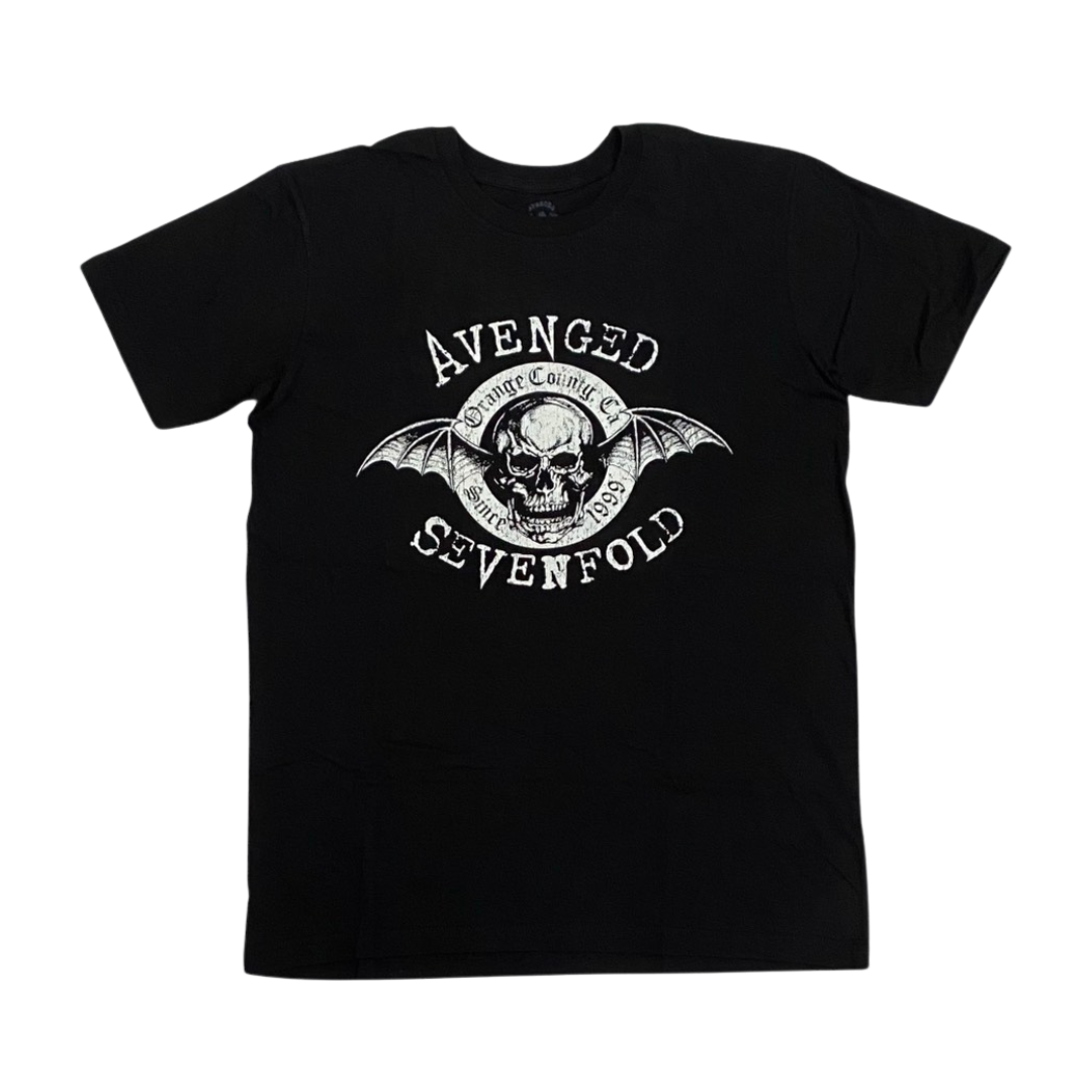 AVENGED SEVENFOLD Short Sleeve T-Shirt: Classic Death Bat